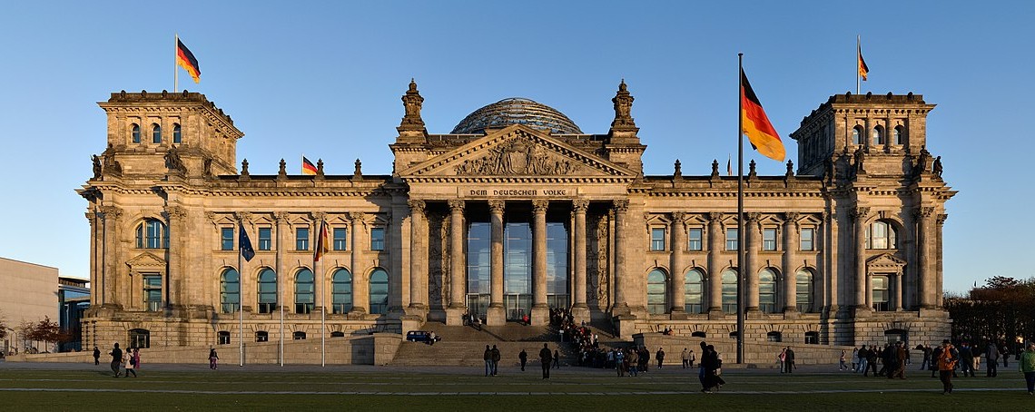 Reichstag building in Berlin, Germany